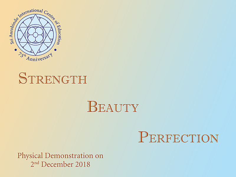 Highlights of the Physical Demonstration, 2nd December 2018